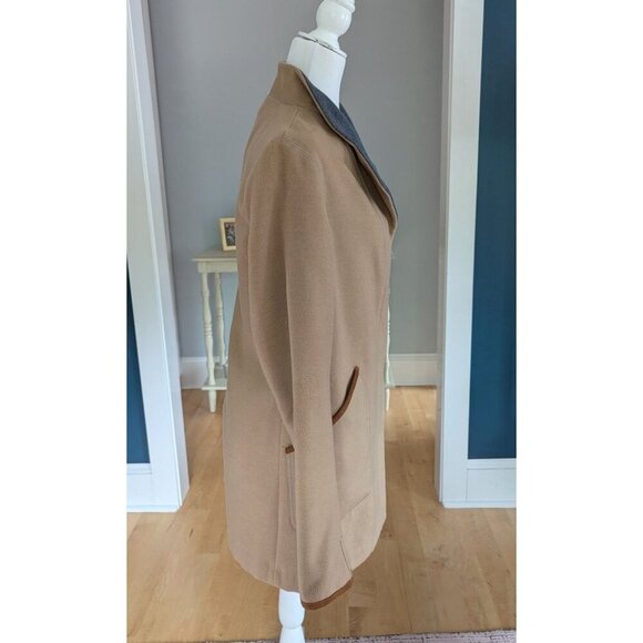Johnston & Murphy Women's Camel Colored Coat Size Small - Picture 3 of 14